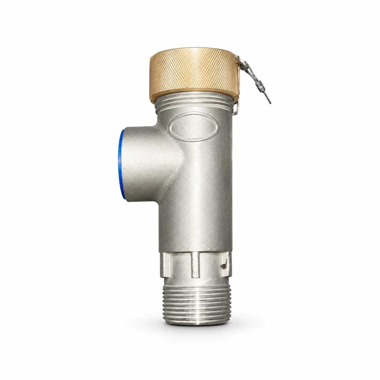 Low-lift safety valve — reference-based product illustration, Threaded / union